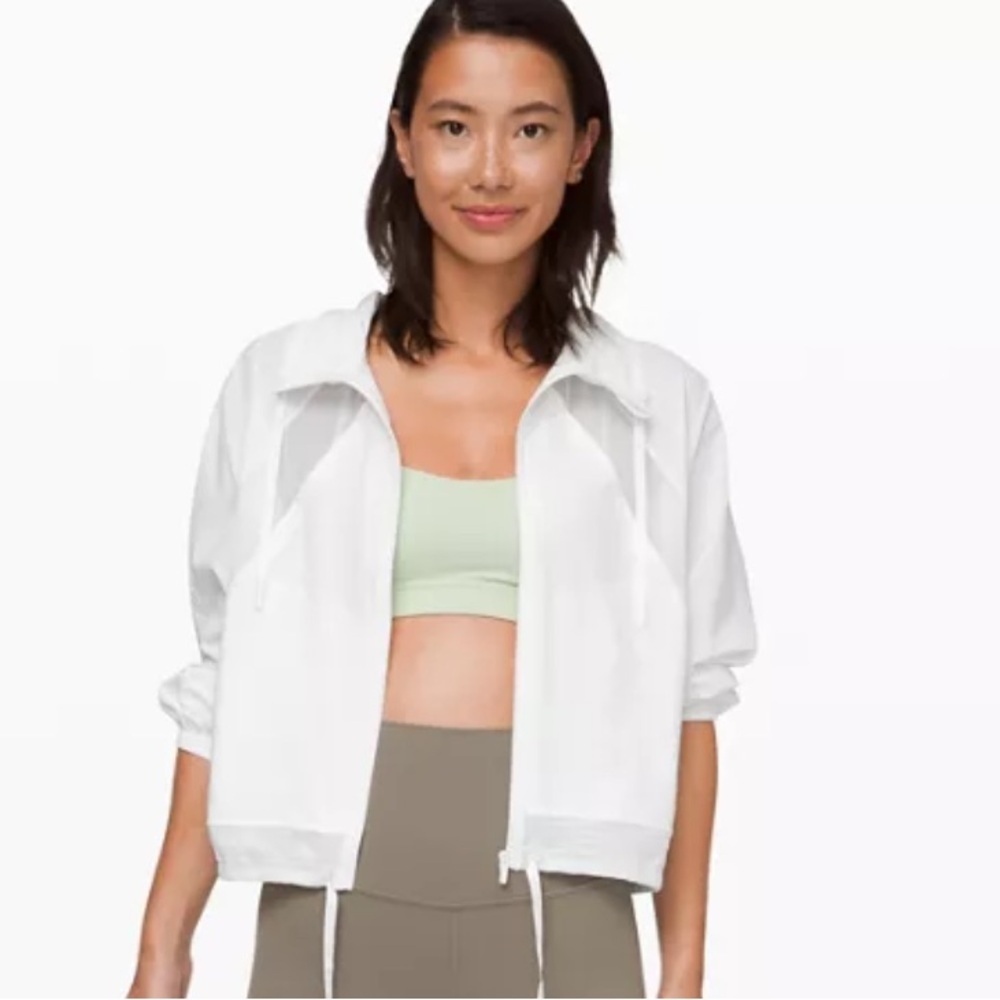 lululemon athletica White Utility Jacket